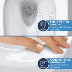 Grohe Sensia Quickfix Douche-wc – Triple Vortex & Hyperclean – Glans Wit