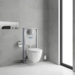 Grohe Solido Inbouwtoilet set met randloze toiletpot Serel - 4 -in-1 pack - wit