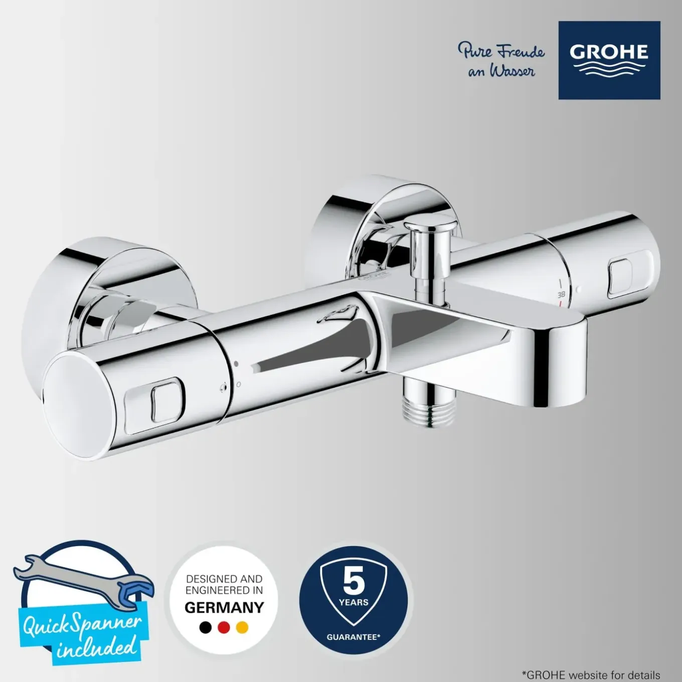 Grohe thermostatische badkraan Start Alira