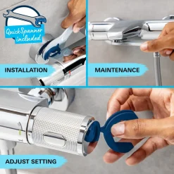 Grohe thermostatische badkraan Start Alira