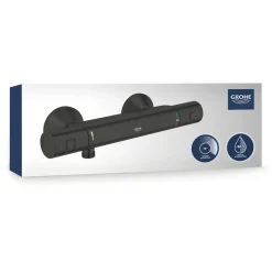 Grohe Thermostatische Douchekraan Precision Start - Mat Zwart - 15 cm