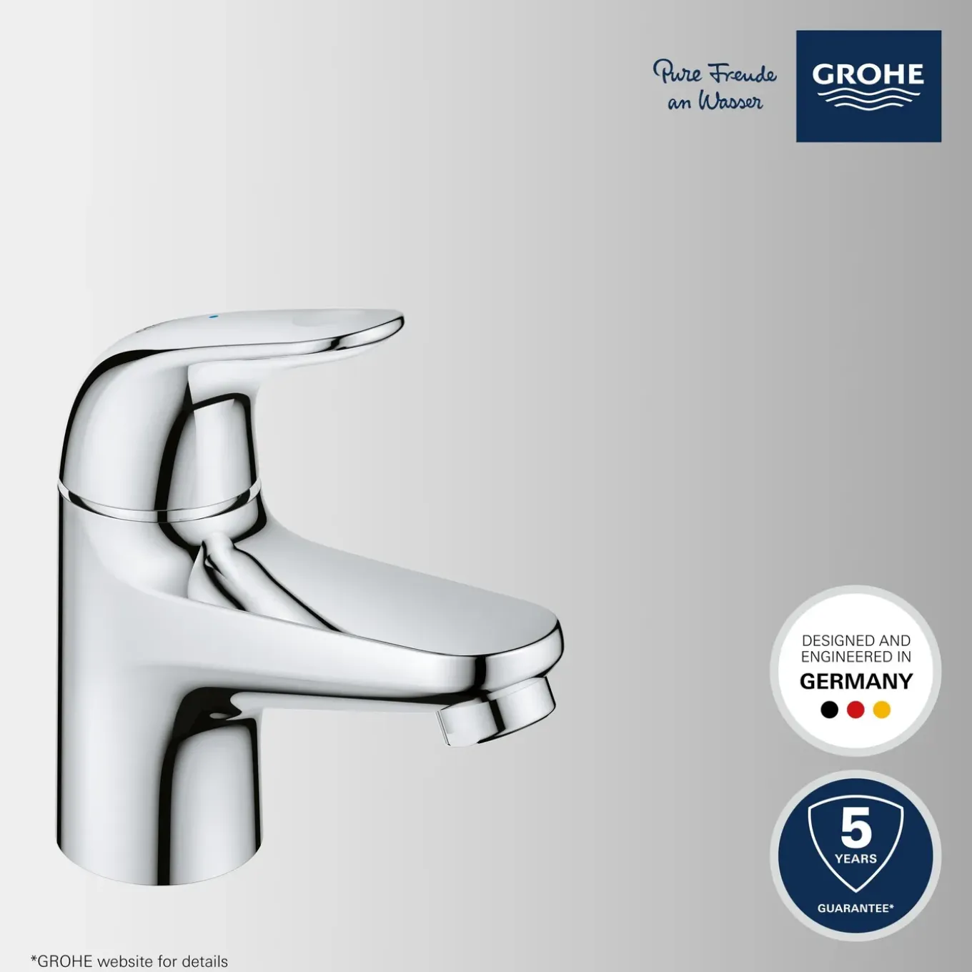 GROHE Toiletkraan Swift - Chroom - 12,8cm