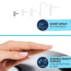 GROHE Toiletkraan Swift - Chroom - 12,8cm