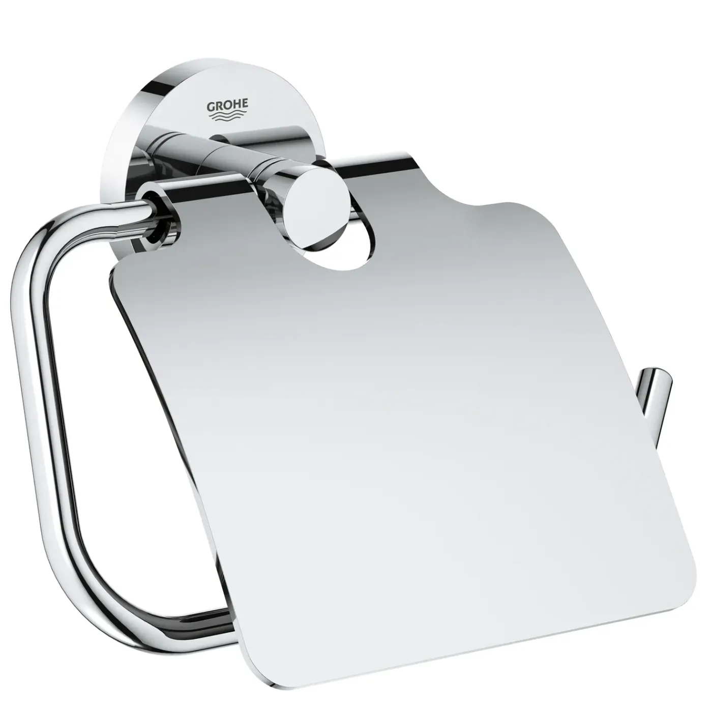 Grohe Toiletrolhouder Essentials - Messing - met Klep - Chroom