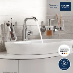 Grohe Wastafelmengkraan Essence - EcoJoy - Draaibaar - Chroom - 19,3cm