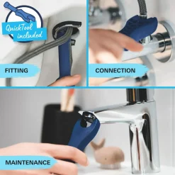 GROHE Wastafelmengkraan Start - Zwart Mat - 12,1cm