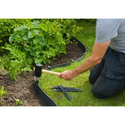 Grondpen zwart H26,7 cm 10x