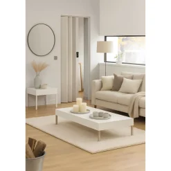 Grosfillex vouwdeur 'Axia' - PVC - Wit hout - 205x84cm