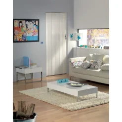 Grosfillex vouwdeur 'Axia' - PVC - Wit hout - 205x84cm