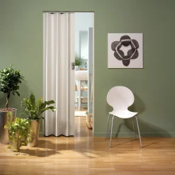 Grosfillex vouwdeur 'Spacy' - PVC - Wit generfd - 205x84cm