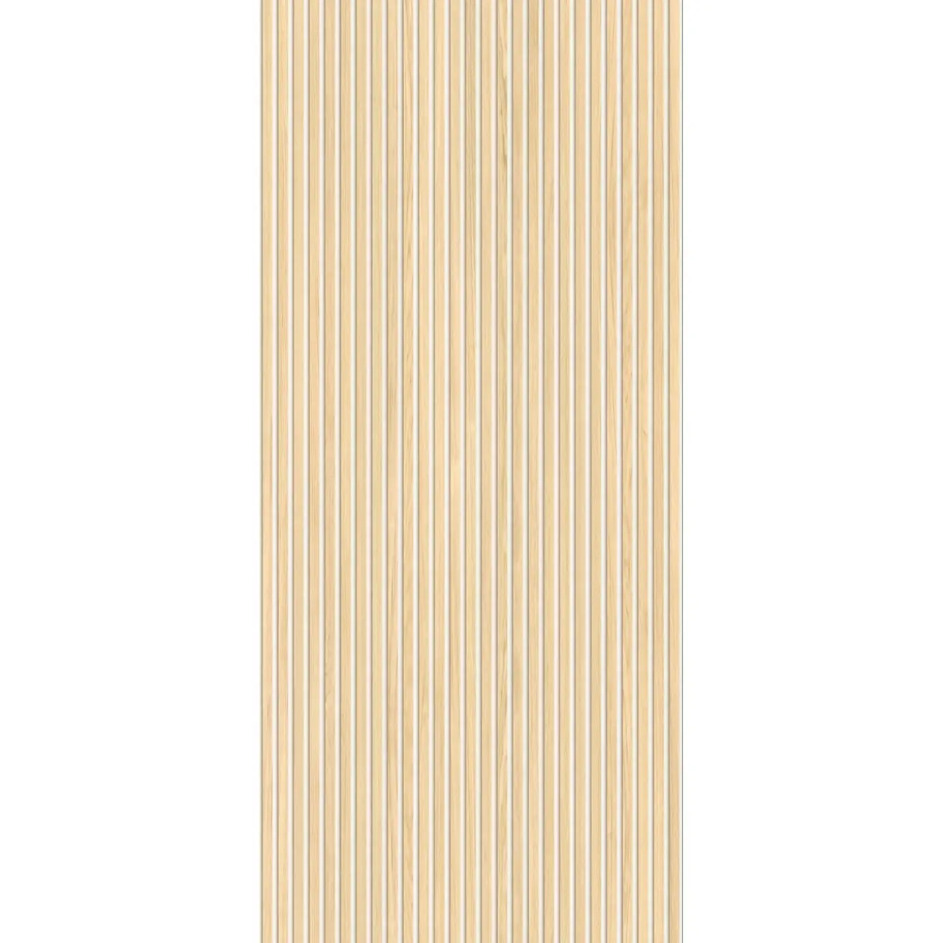 Grosfillex wandpaneel Linio - Element 3D effect - PVC - Bright Ash - 37,5x260cm