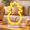 Grundig Neon Lamp Ananas 23 -5x11 -2cm Geel