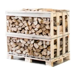 Huismerk Haagbeuk - Halve Pallet Ovengedroogd Gekloofd Haagbeuk Haardhout 25cm