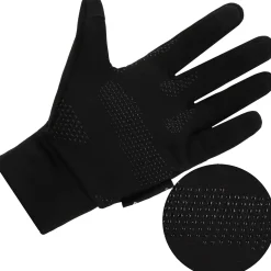 Handschoenen - Touch - Stretch - Zwart - Nylon - Unisex - Maat L