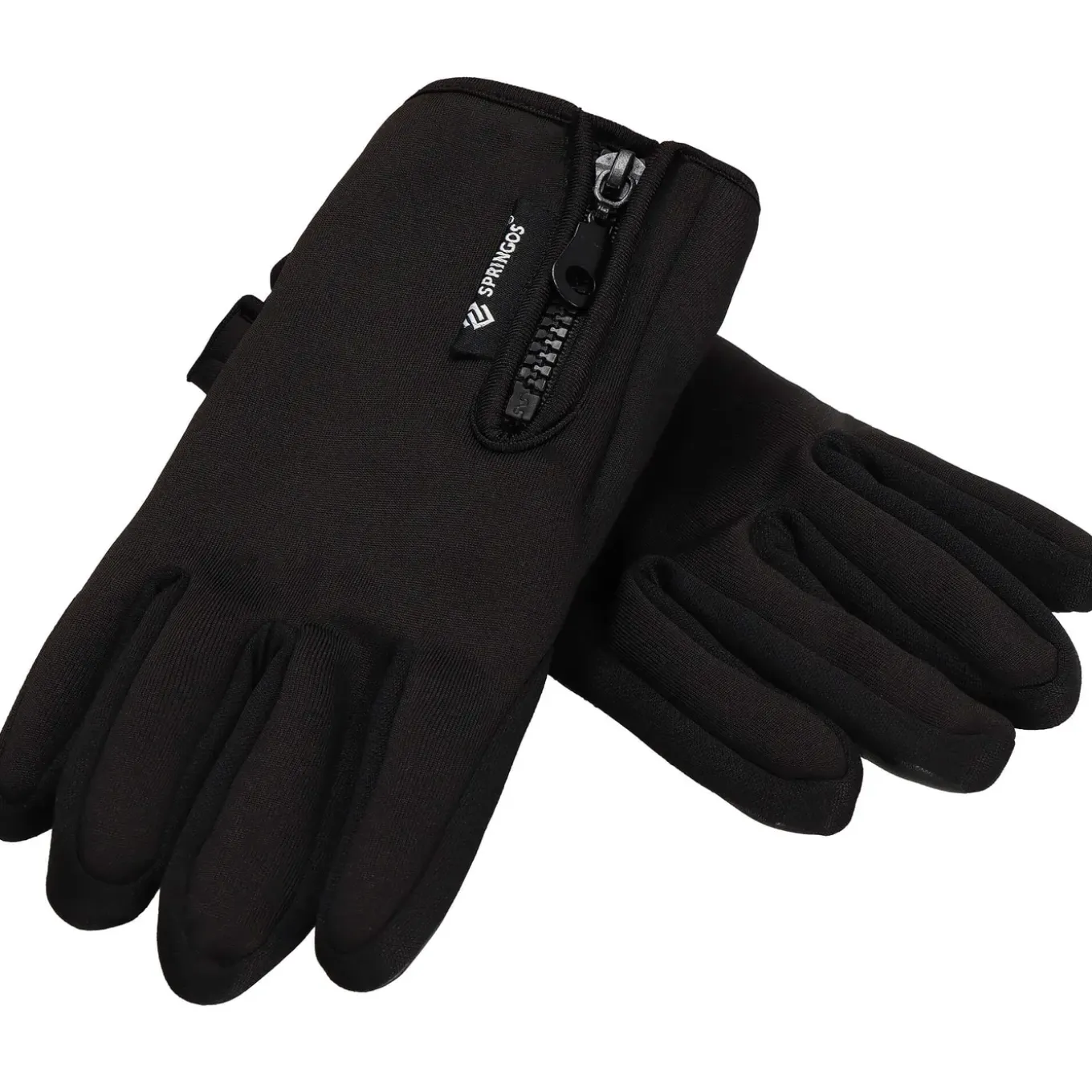 Handschoenen - Touch - Zwart - Nylon - Unisex - Maat Xl
