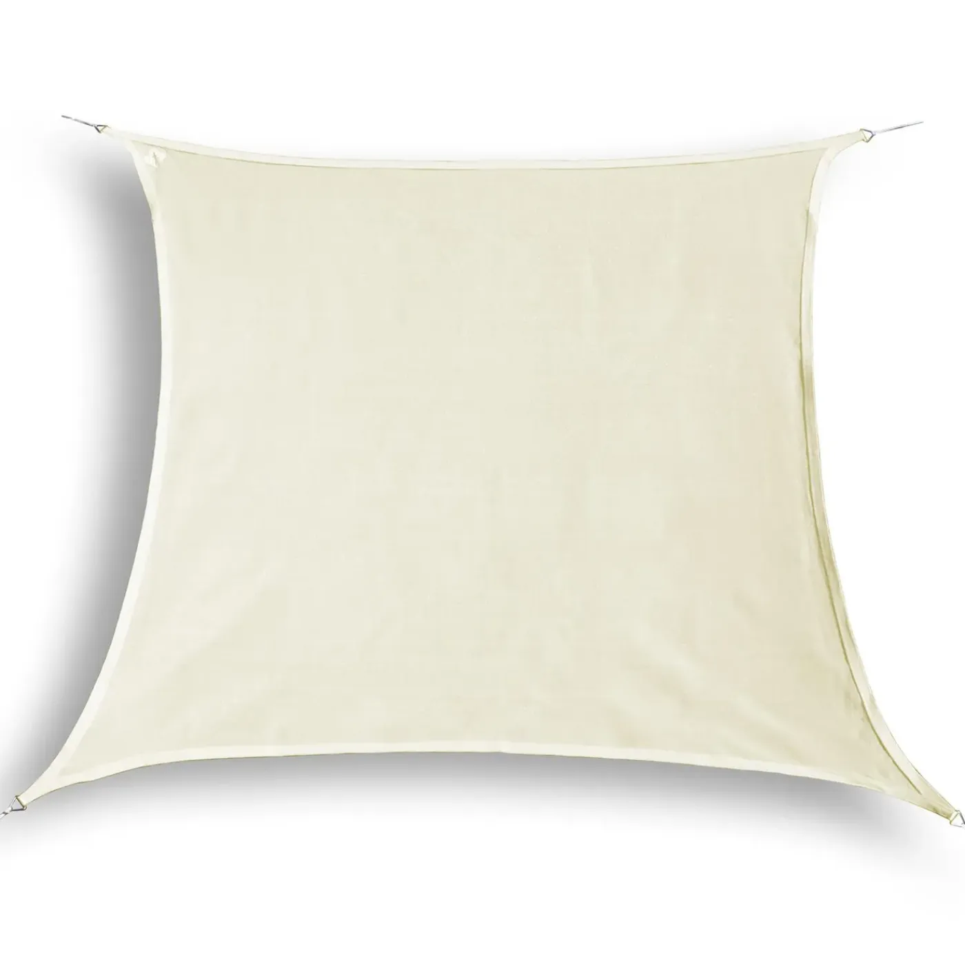Hanse Schaduwdoek Vierkant Waterafstotend 2x2 M Zonnedoek Creme