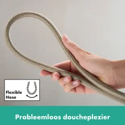 Hansgrohe Designflex Textiel - Doucheslang - 160cm - Geborsteld Brons