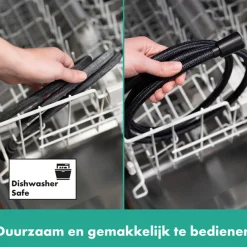 Hansgrohe Designflex Textiel - Doucheslang - 160cm - Hoogglans Chroom