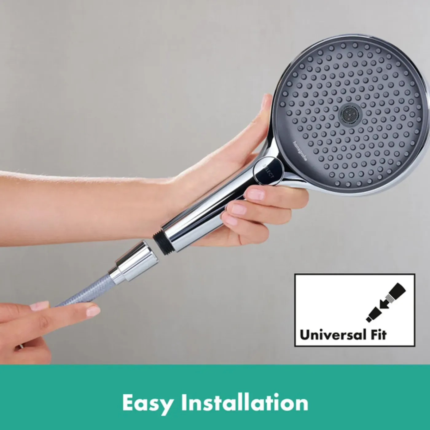 Hansgrohe Designflex Textiel - Doucheslang - 160cm - Hoogglans Chroom