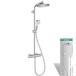 Hansgrohe - Douchepijp Crometta S - Enkele Straal, Ecosmart Technologie - 240 Mm