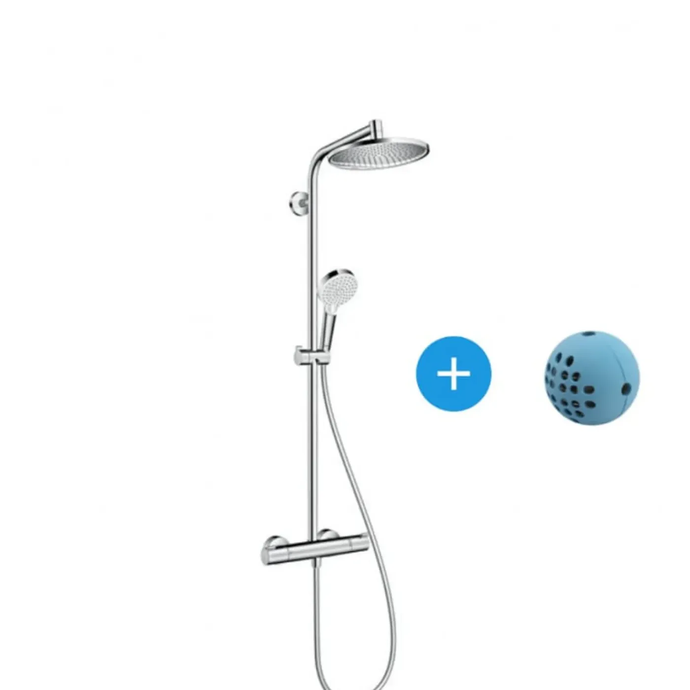 Hansgrohe - Douchepijp Crometta S - Enkele Straal, Ecosmart Technologie - 240 Mm