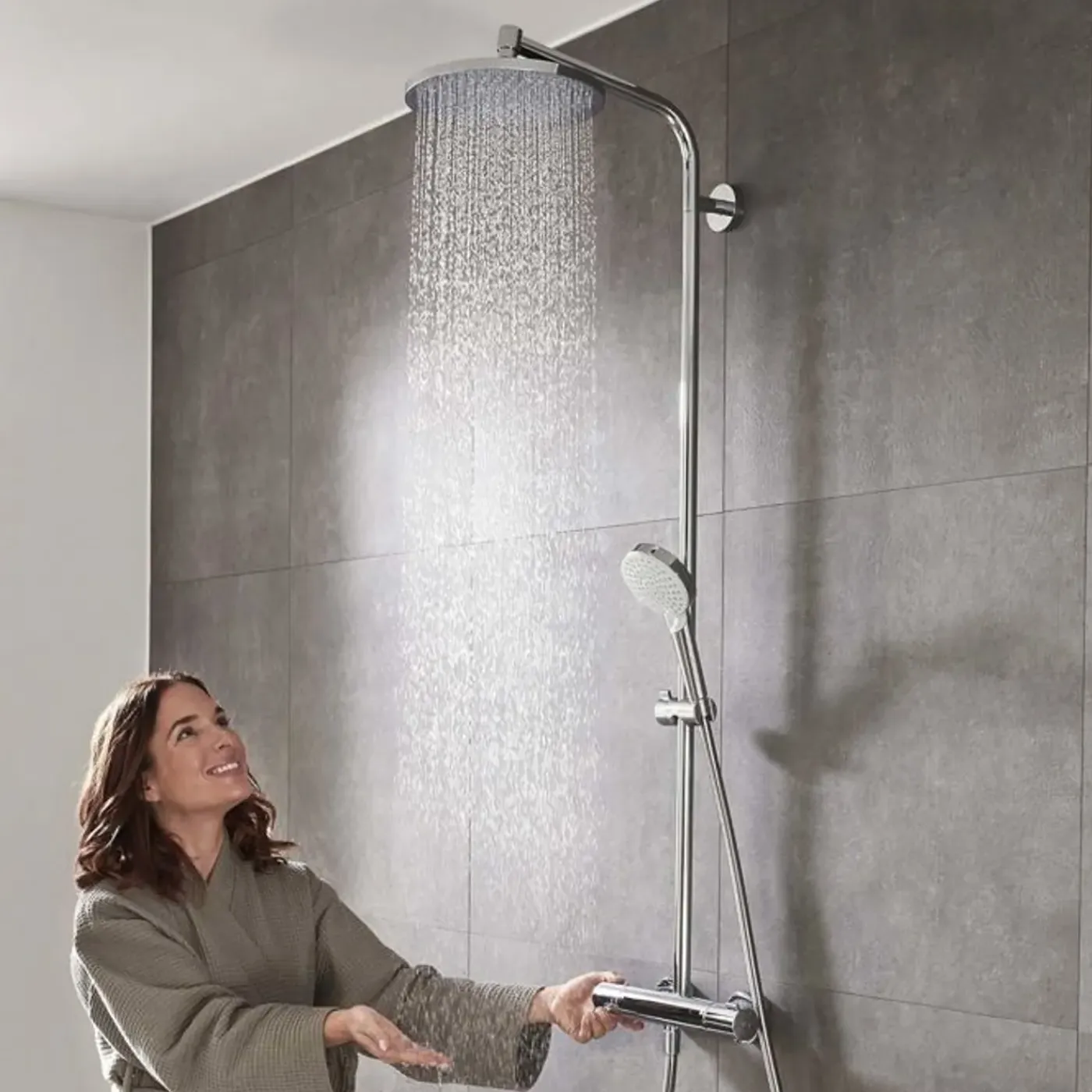 Hansgrohe - Douchepijp Crometta S - Enkele Straal, Ecosmart Technologie - 240 Mm