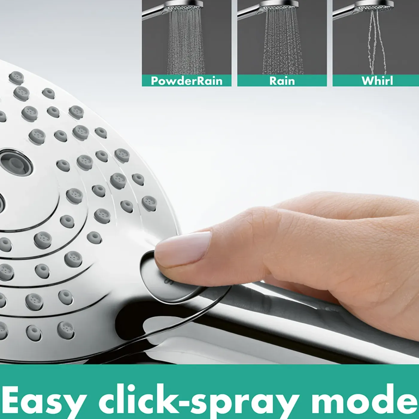 Hansgrohe Handdouche Raindance Select S - 120mm - 3 Stralen - Chroom
