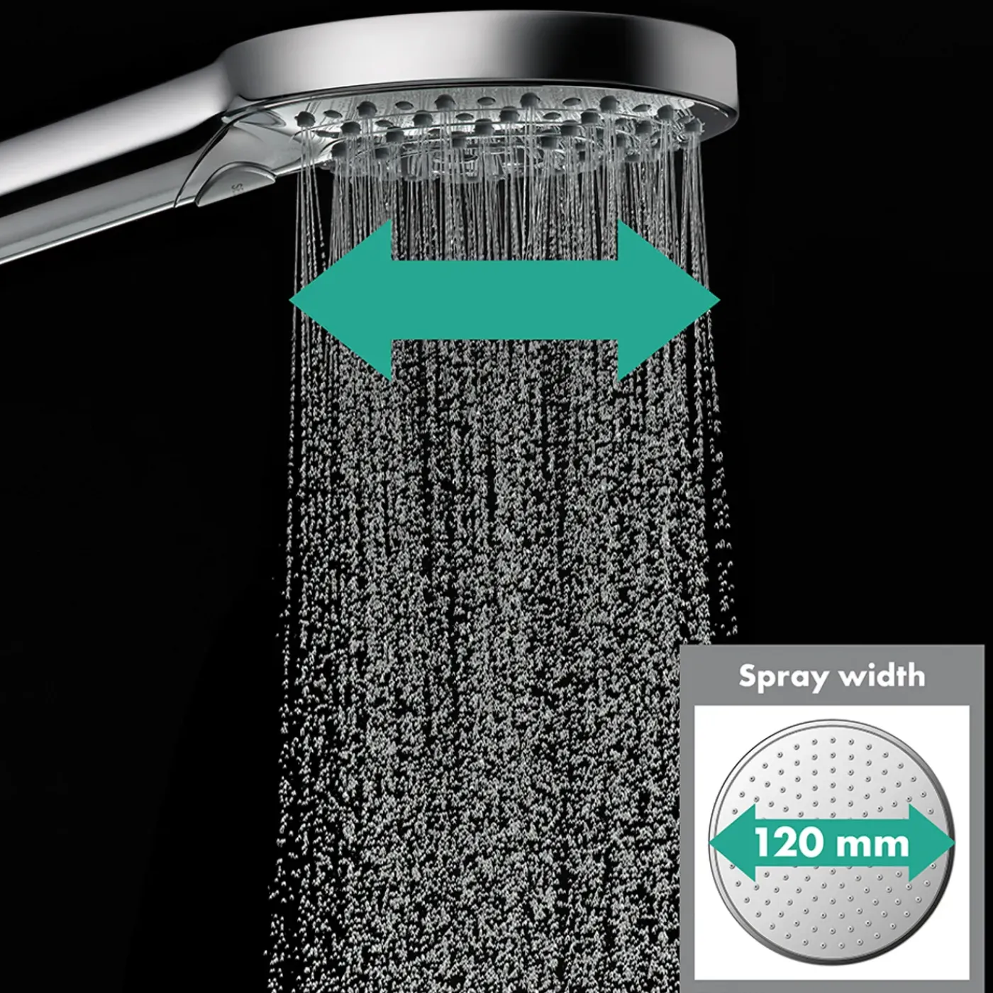 Hansgrohe Handdouche Raindance Select S - 120mm - 3 Stralen - Chroom