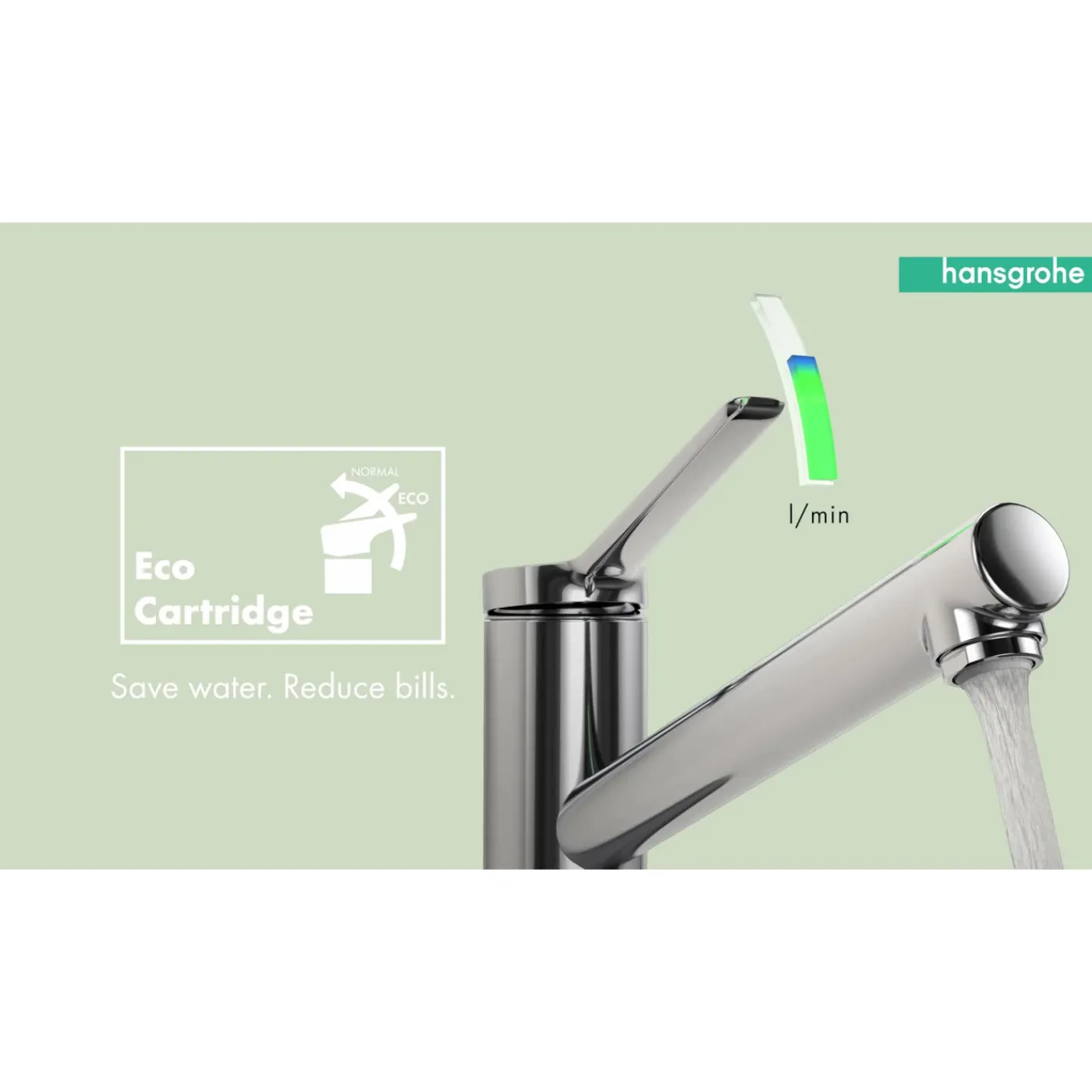 Hansgrohe muurkeukenmengkraan MySport chroom