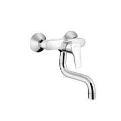 Hansgrohe muurkeukenmengkraan MySport chroom