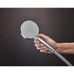 Hansgrohe Regendouche Vernis Blend - Met Thermostatische Kraan - Chroom - Rond - Met Handdouche - 15cm hartafstand - 2-straals - Waterbesparend