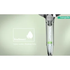 Hansgrohe Regendouche Vernis Blend - Met Thermostatische Kraan - Chroom - Rond - Met Handdouche - 15cm hartafstand - 2-straals - Waterbesparend