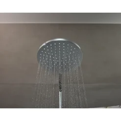 Hansgrohe Regendouche Vernis Blend - Met Thermostatische Kraan - Chroom - Rond - Met Handdouche - 15cm hartafstand - 2-straals - Waterbesparend