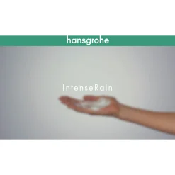 Hansgrohe Regendouche Vernis Blend - Met Thermostatische Kraan - Zwart - Mat - Rond - Met Handdouche - 15cm hartafstand - 2-straals - Waterbesparend