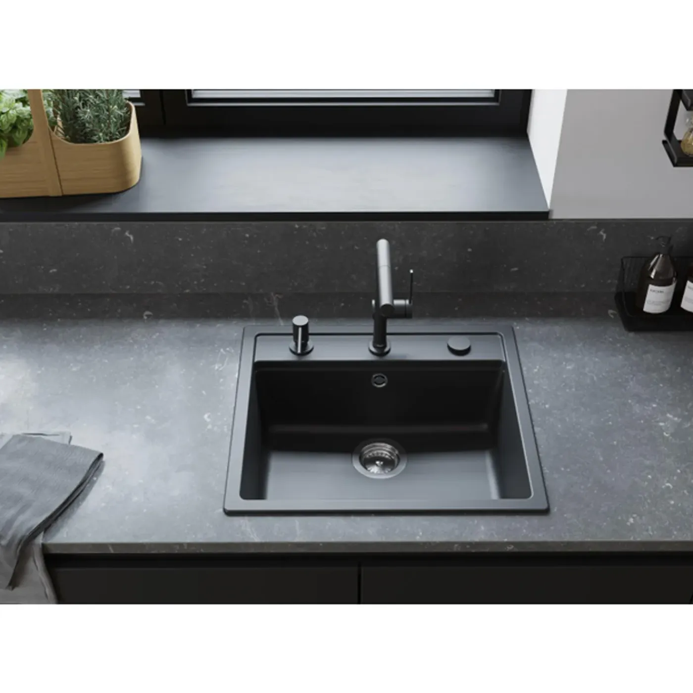 Hansgrohe Talis M54 - 1 Greeps Keukenmkr - 270 Met Uittrekbare Uitloop - Mat Zwart