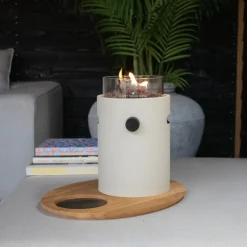 Happy Cocooning Tafelbrander Lumi Steel Oyster Beige