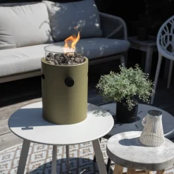 Happy Cocooning Tafelbrander Lumi Steel Olive Green