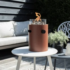 Happy Cocooning Tafelbrander Lumi Steel Coral Red
