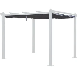 Happy Garden Afdekking Voor Zelfdragende Pergola Cassis Grijs 300/300 Cm