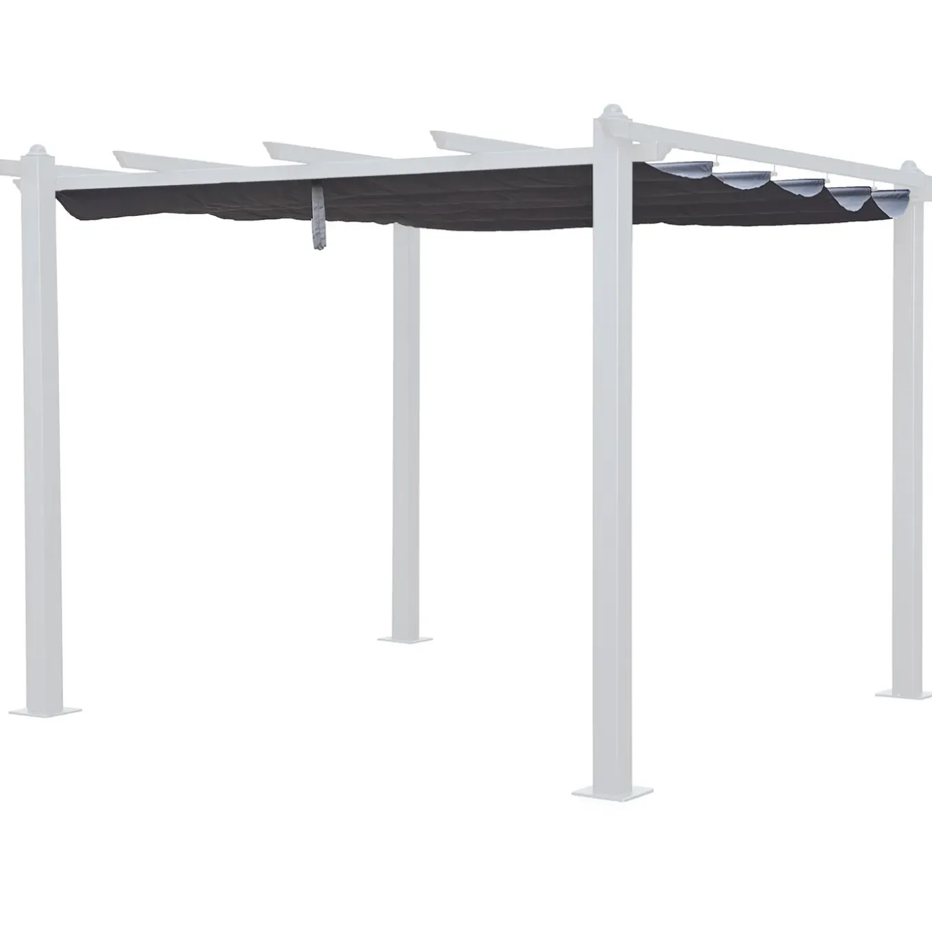 Happy Garden Afdekking Voor Zelfdragende Pergola Cassis Grijs 300/300 Cm