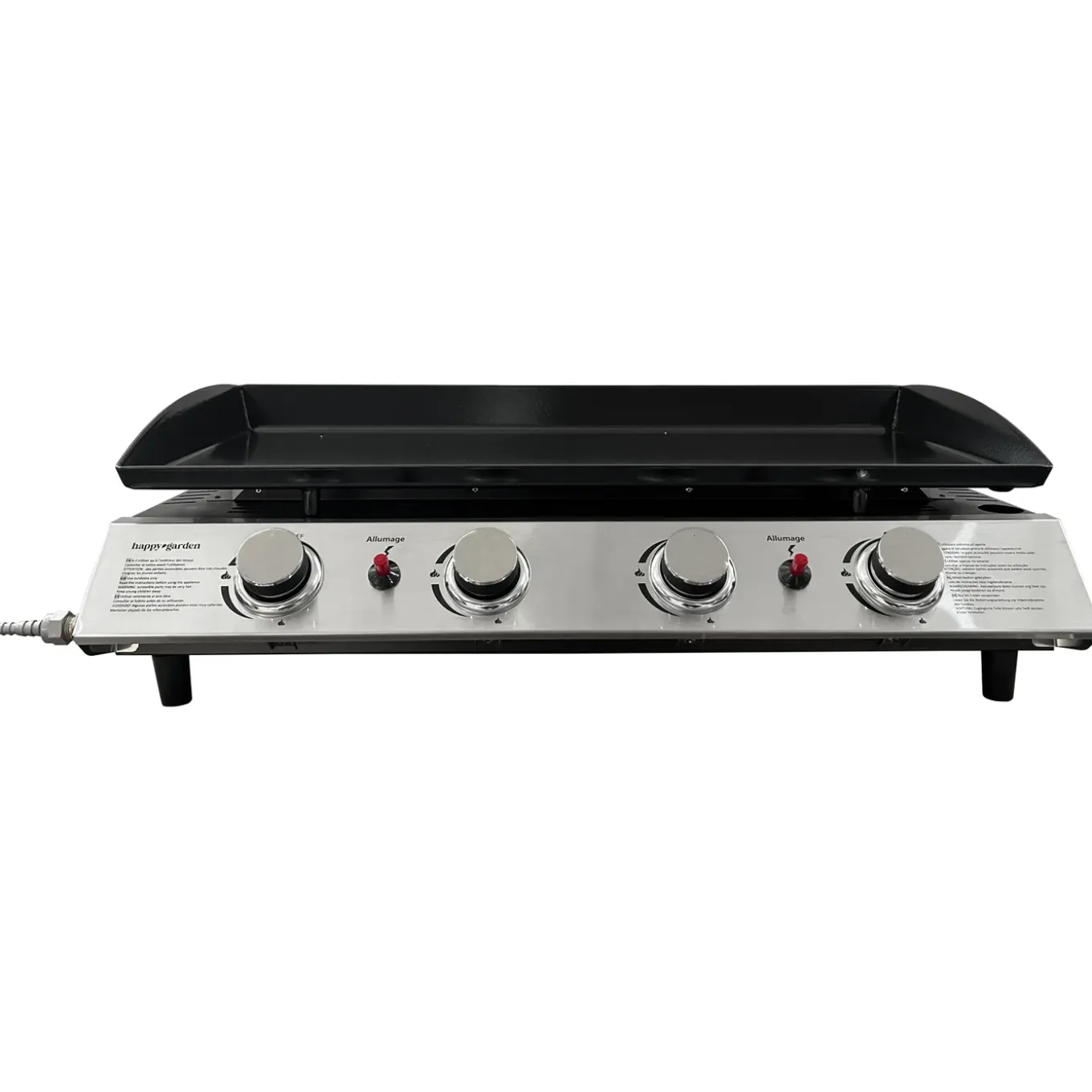 Happy Garden Gas Bakplaat Valencia 4 Branders 10kw