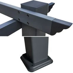 Happy Garden Pergola Cassis Grijs 405/298.5/227 Cm
