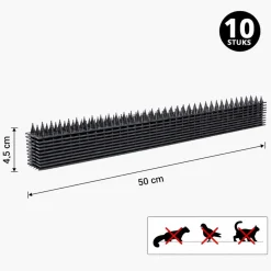 HI Haushalt Anti-klim Strips Voor Katten En Vogels - 10 Stuks - 50 X 4,5 Cm