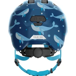 Kinderen Tormino Helm Smiley 3.0 Blauw whale M 50-55cm