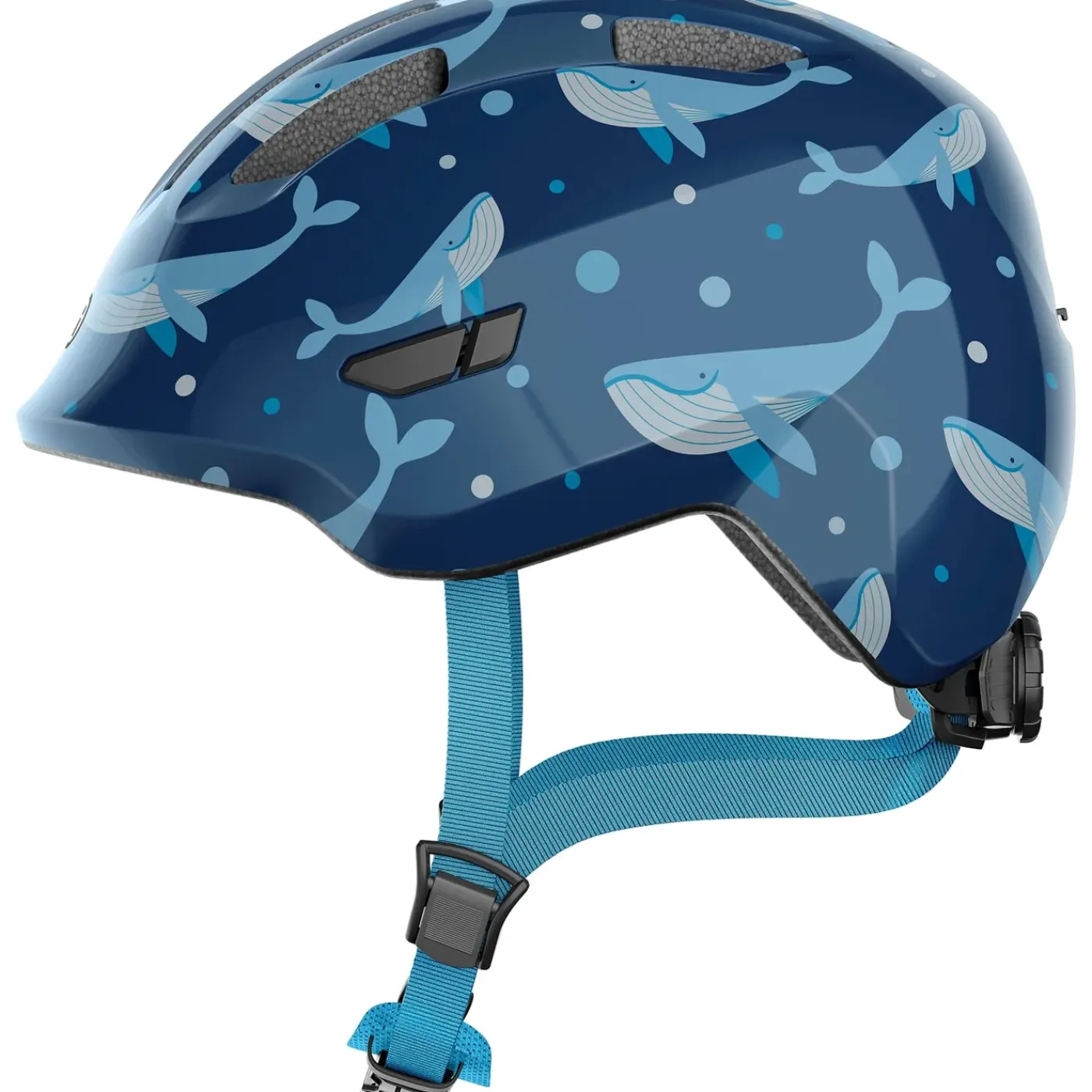 Kinderen Tormino Helm Smiley 3.0 Blauw whale M 50-55cm