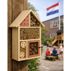 Hem Insectenhotel Hout 37 Cm Rood – Bijenhotel & Insectenhuis – Grenenhout
