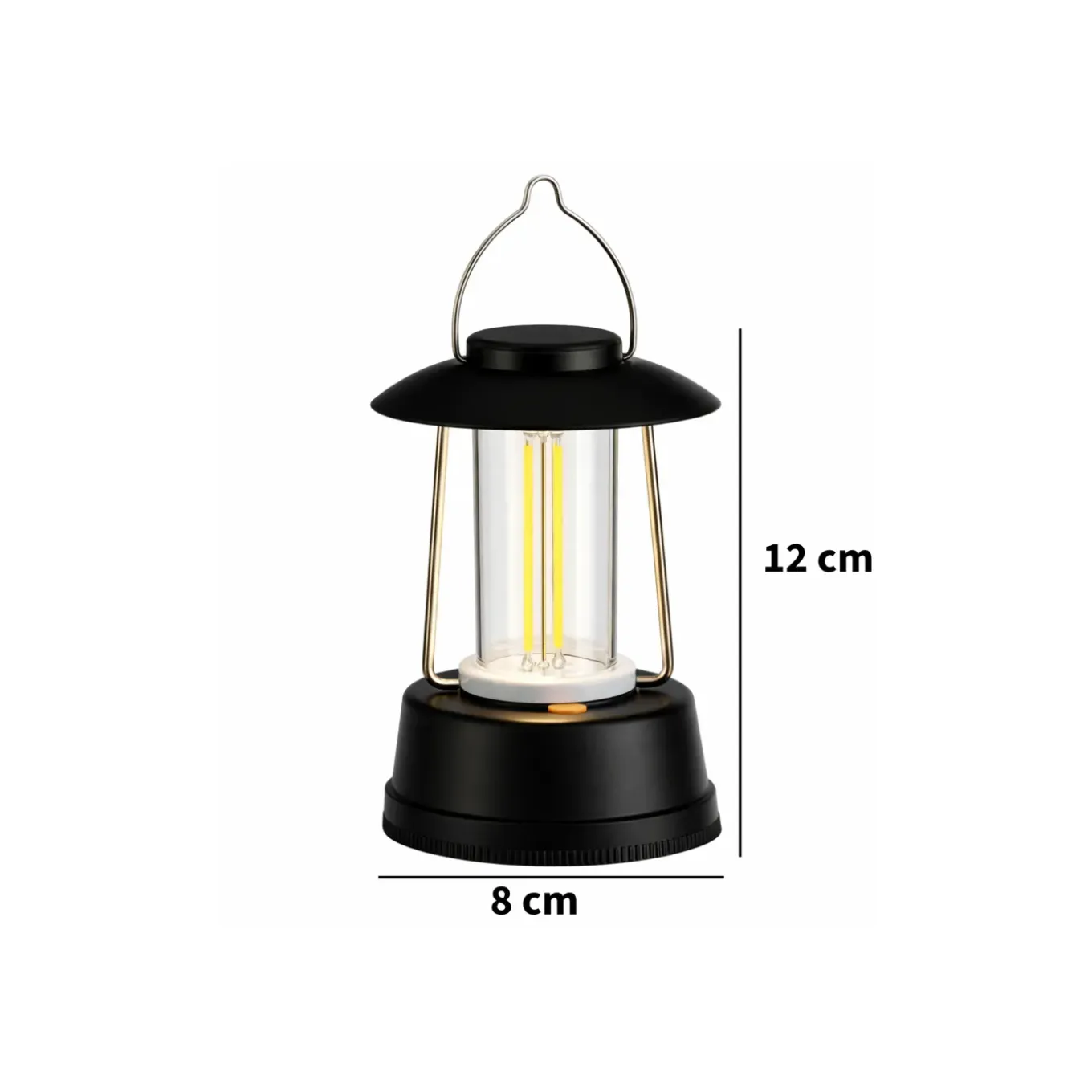 Hem Led Campinglamp Met Ophanghaak – Werkt Op Aaa