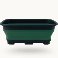 Hem Opvouwbare Afwasbak 8l - Inklapbare Wasbak Voor Camping Of Keuken - Groen
