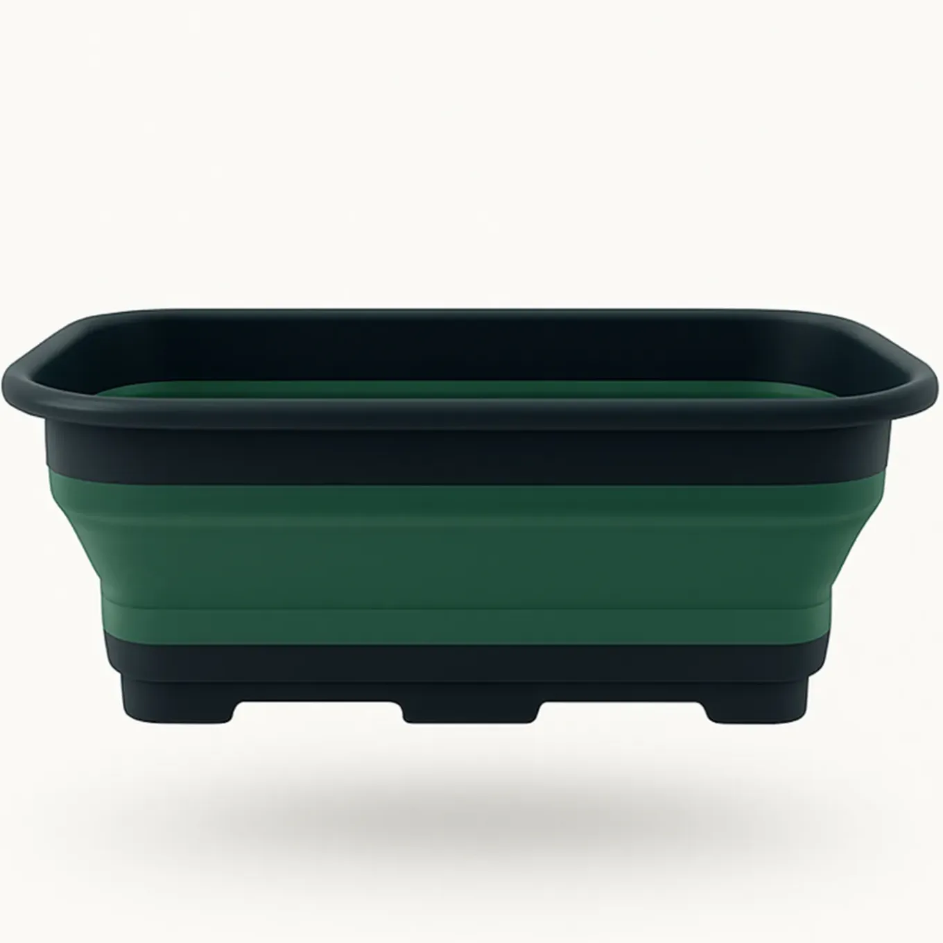 Hem Opvouwbare Afwasbak 8l - Inklapbare Wasbak Voor Camping Of Keuken - Groen
