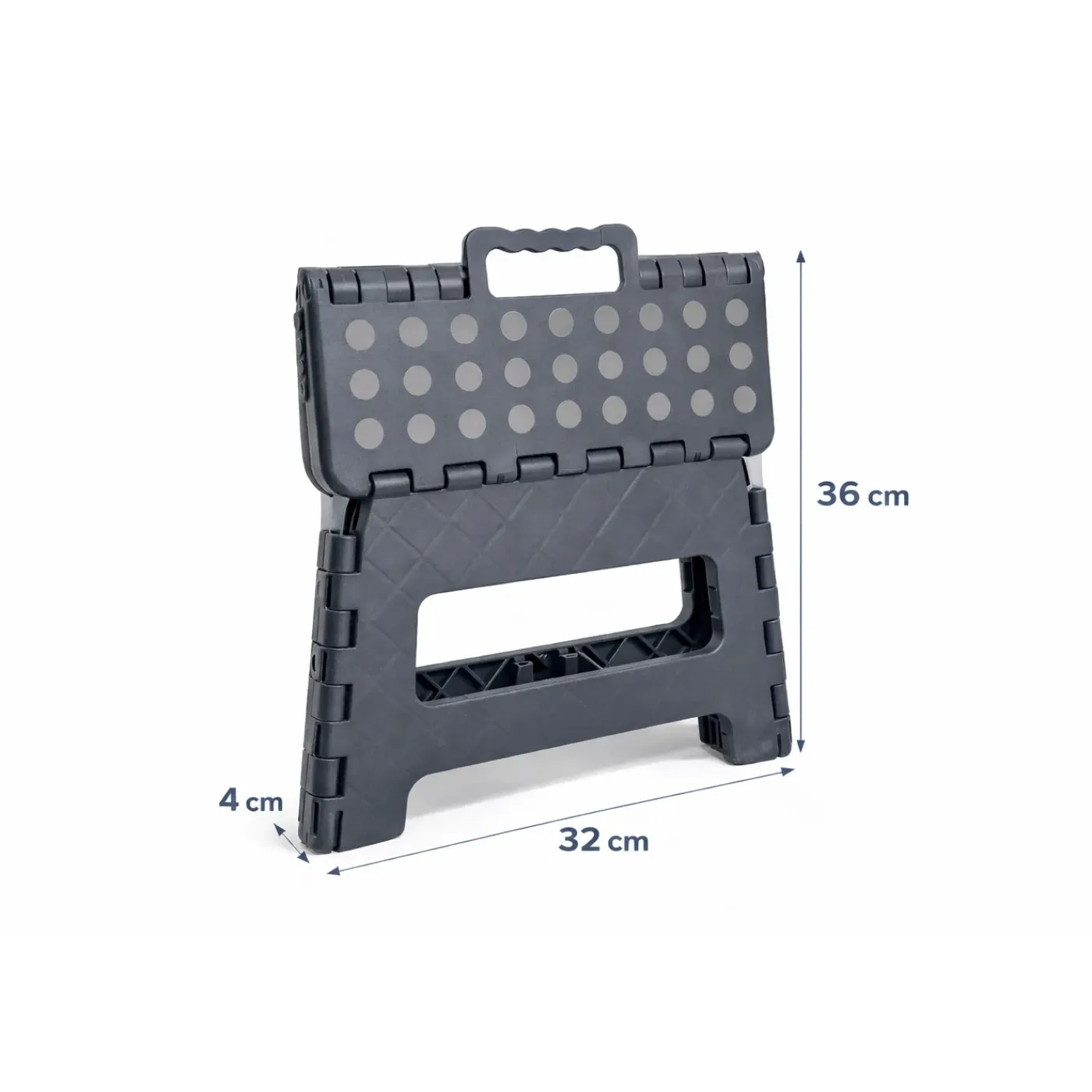 HEM Opvouwbare Opstapkruk – Inklapbaar Krukje 29x22x22 Cm – Draagvermogen Tot 130 Kg